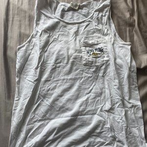 Comfort Colors Kappa Delta White Tank Top (Medium)